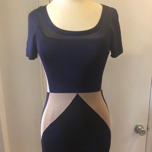 French Connection Colorblock Knit Dress - Size 8